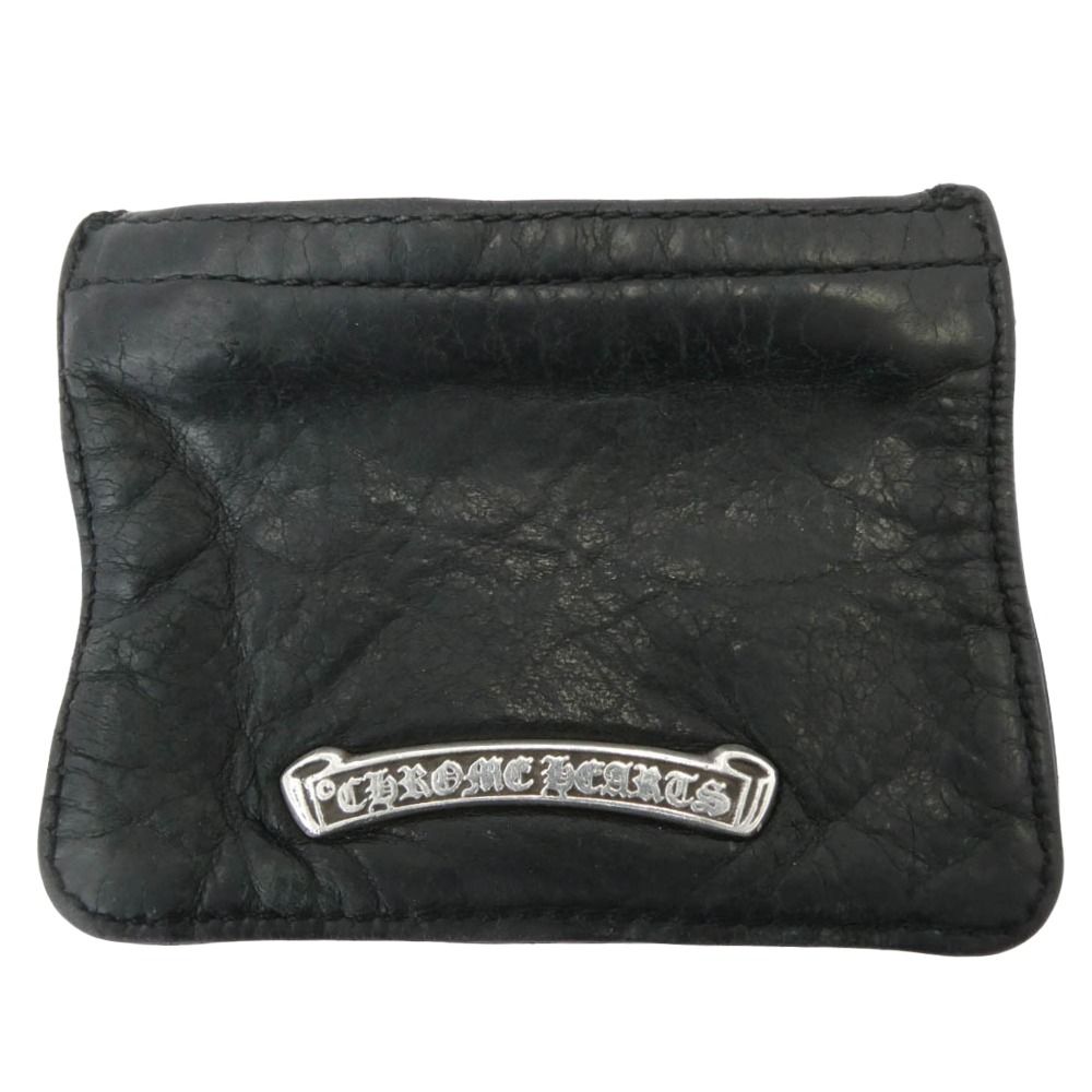 CHROME HEARTS クロムハーツ（原本無） ZPR CHNG 3×4 ジッパーチェンジパース ケース レザー ミニウォレット ブラック系【中古】 CHROME HEARTS クロムハーツ（原本無） ZPR CHNG 3×4 ジッパーチェンジ