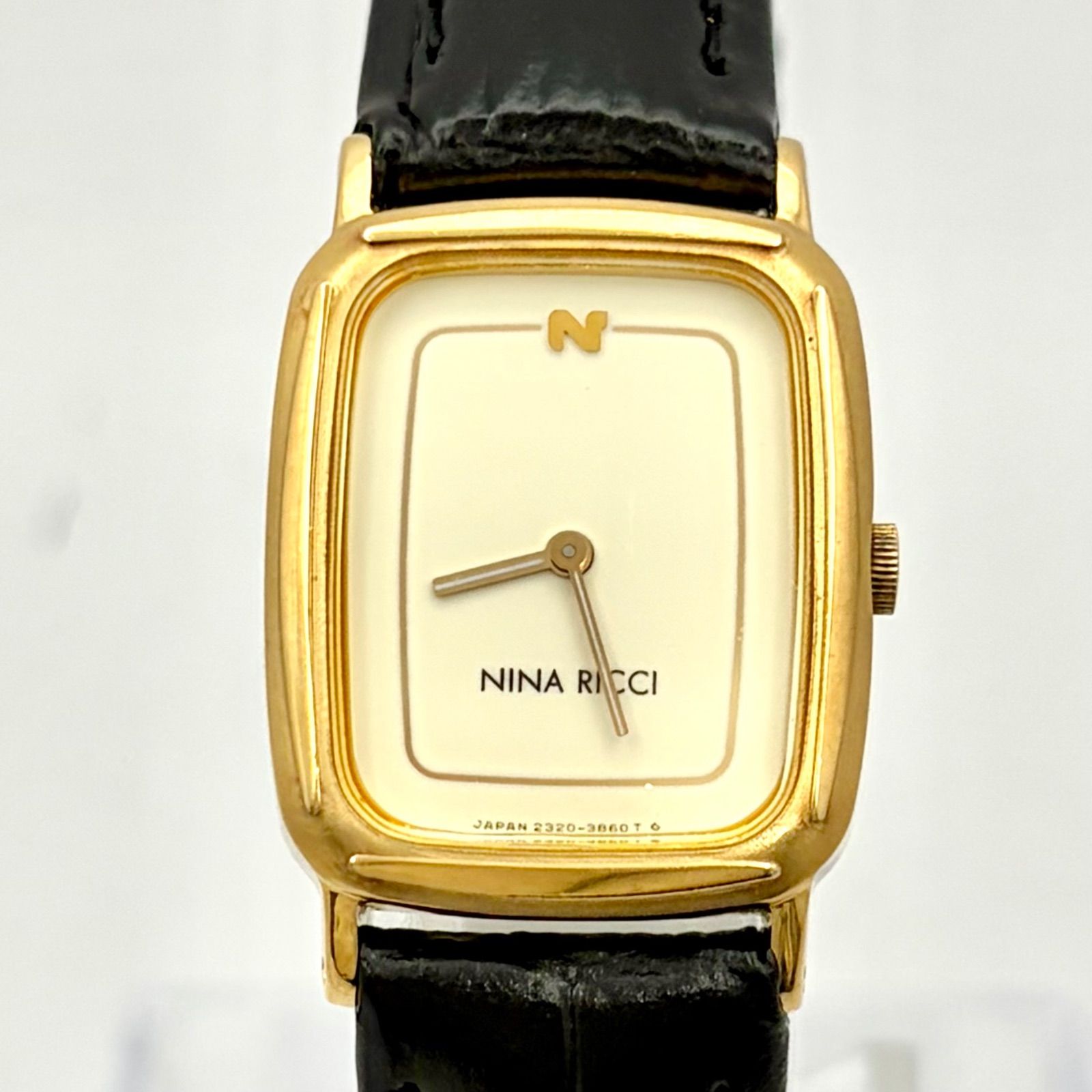 新品電池】NINA RICCI ニナリッチ レディース 腕時計 ゴールド 