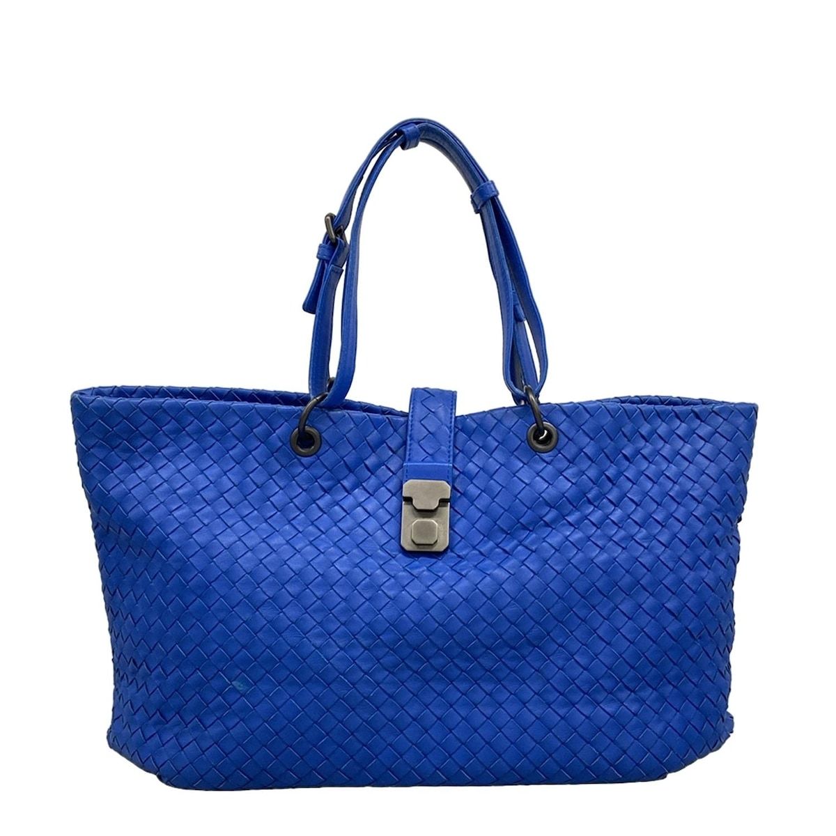 BOTTEGA VENETA(ボッテガヴェネタ) トートバッグ カプリ ブルー レザー 