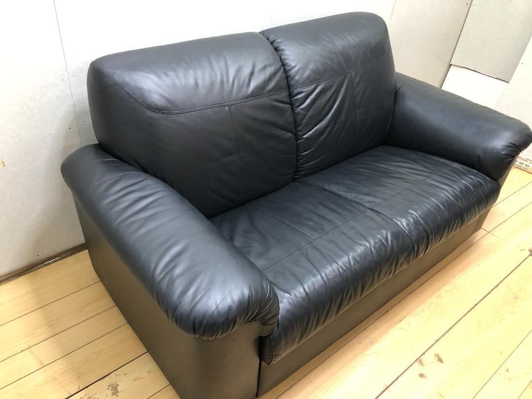 IKEA イケア TIMSFORS ティムスフォルス 本革 レザーソファ ブラック 2