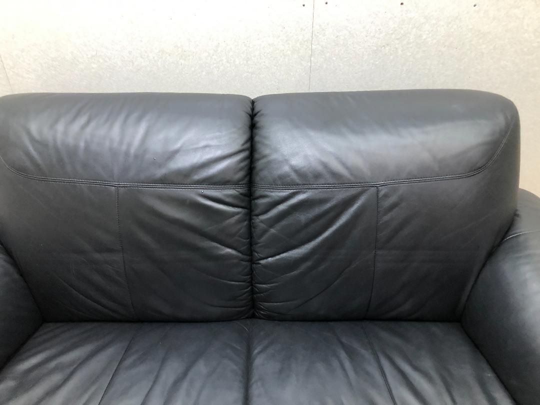 IKEA イケア TIMSFORS ティムスフォルス 本革 レザーソファ ブラック 2