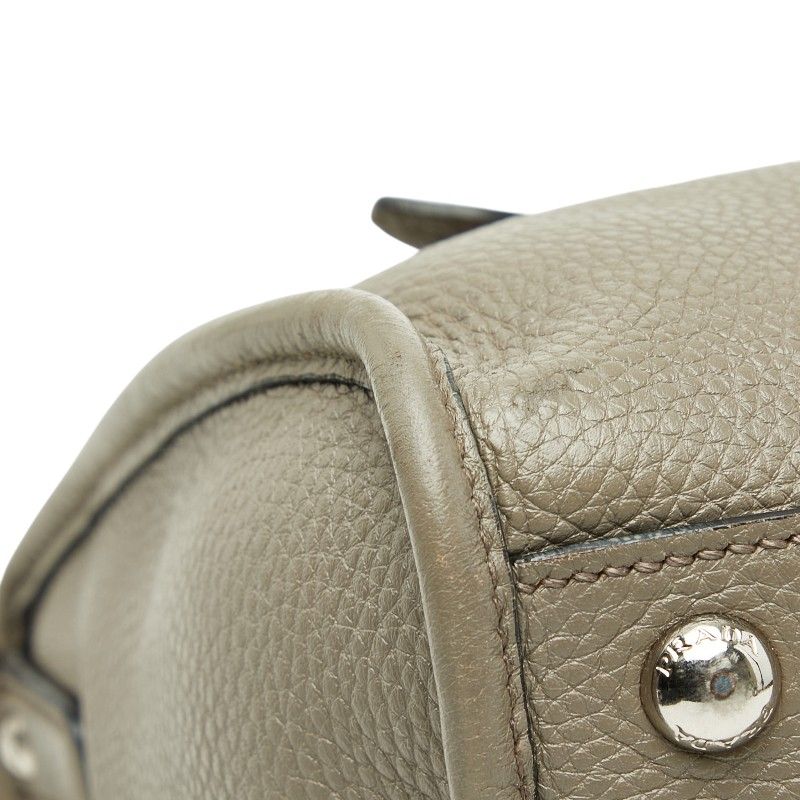 プラダ ハンドバッグ ショルダーバッグ 2WAY 1BB022 レザー レディース PRADA 【1-0261092】 プラダ ハンドバッグ ショルダーバッグ 2WAY 1BB022 グレー レザー