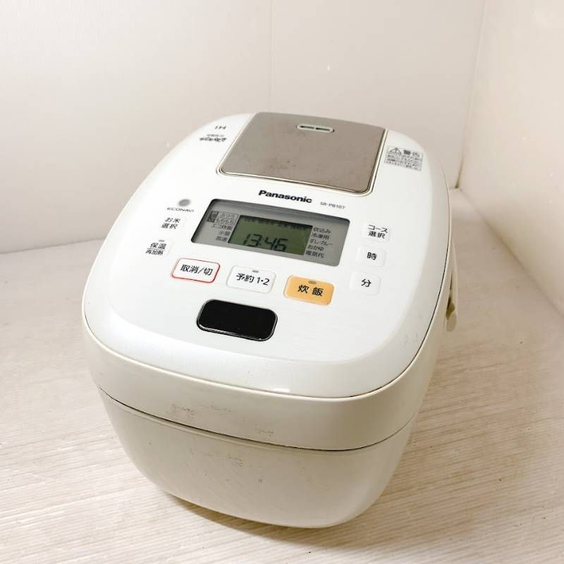 パナソニック炊飯器SR- PB107 Panasonic パナソニック 可変圧力 IH炊飯 