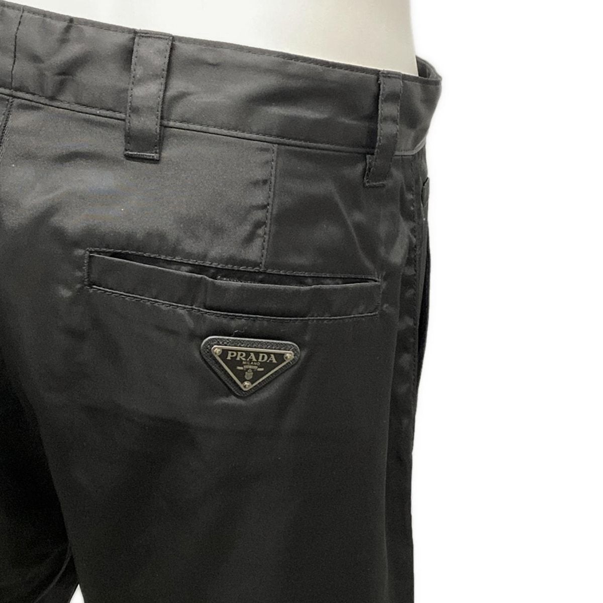 PRADA(プラダ) パンツ サイズ46 S メンズ美品 SPH85 S202 黒 RE-NYLON