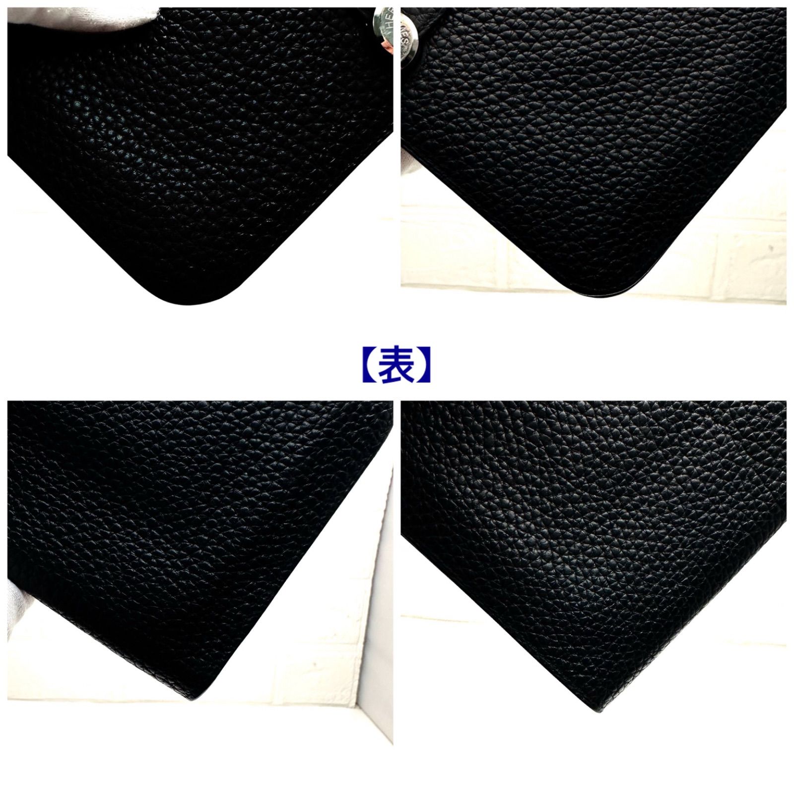 HERMES 【刻印Y 】ドゴンGM 現行 エルメス 長財布 黒 ブラック - メルカリ