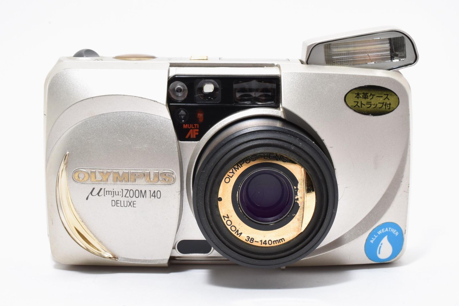 美品OLYMPUS μ[mju:] ZOOM 140 コンパクトフィルムカメラ ☆良品☆ OLYMPUS μ[mju:] ZOOM 140 DELUXE 38-140mm オリンパス