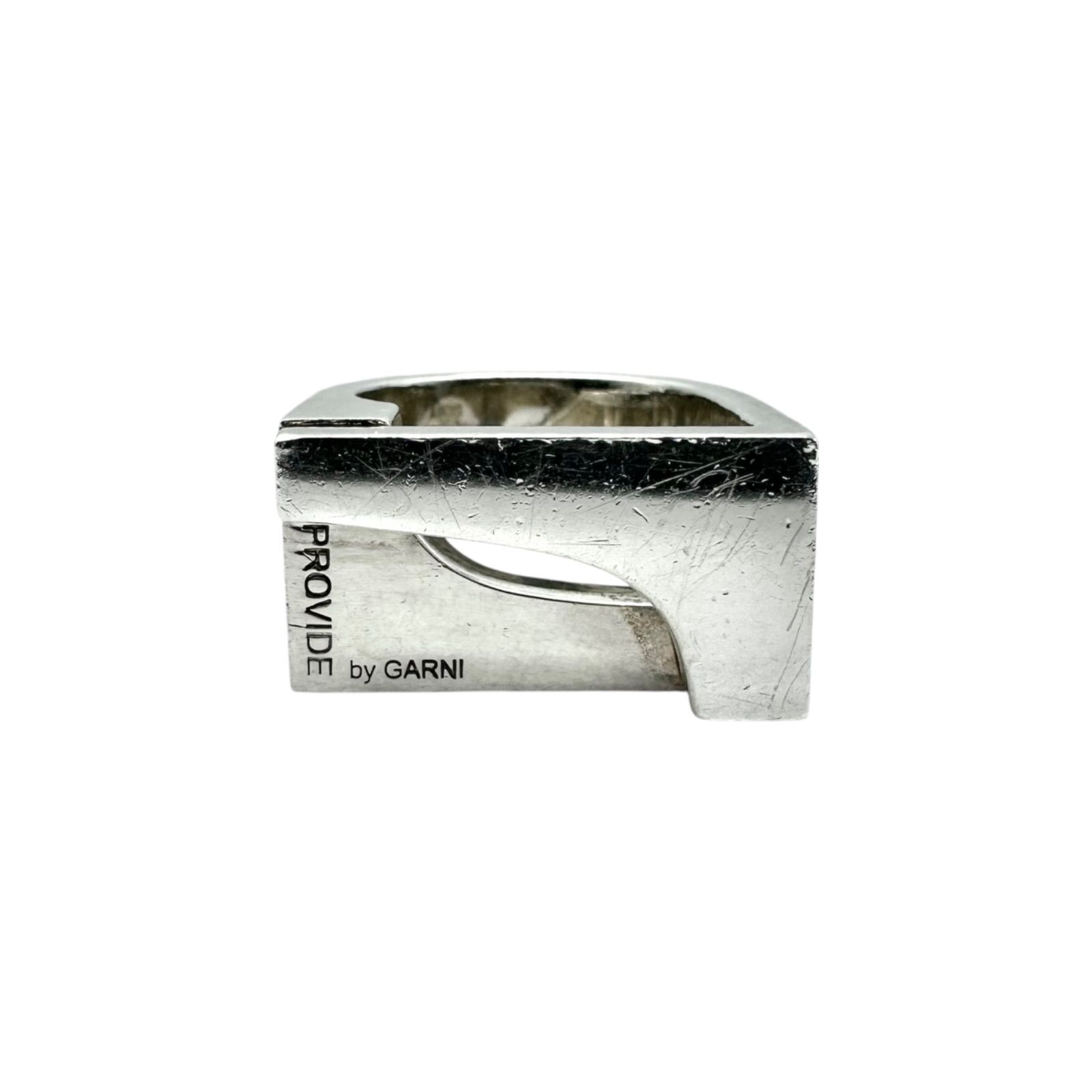 建築的フォルム】GARNI ガルニ SILVER 925 刻印 Design Ring シルバー 