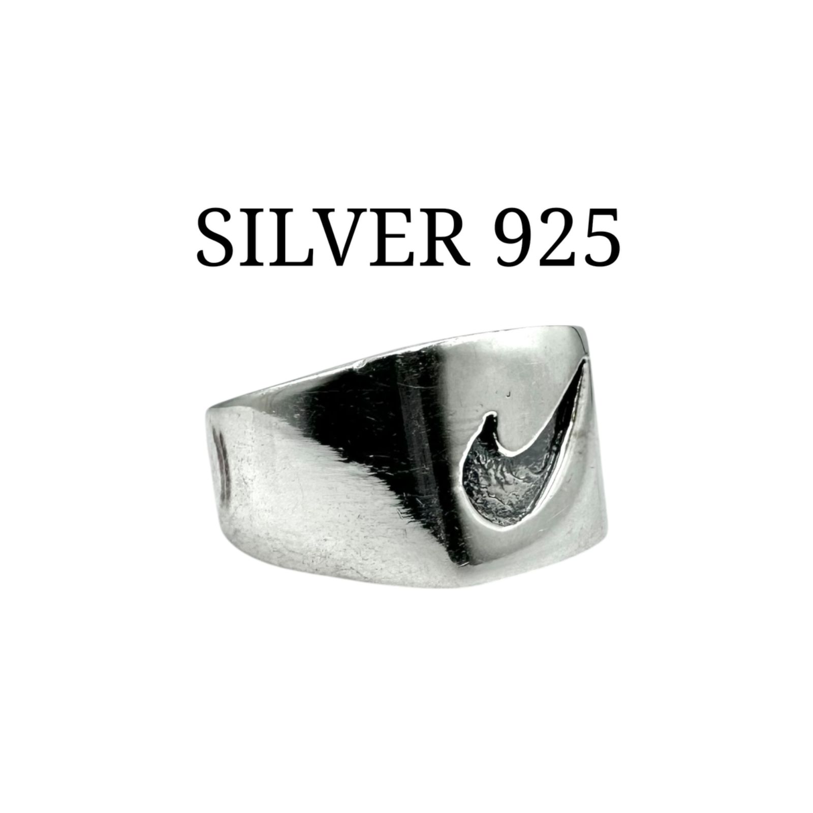 アイコニック】ストリート Silver 925 刻印 90s Vintage Design Ring 