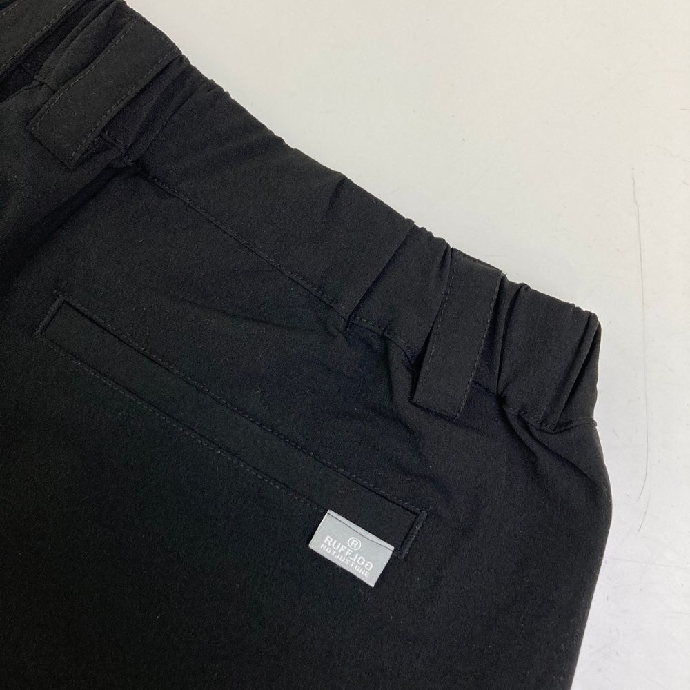 サイズ：XL RUFFLOG ラフロッグ ストレッチハーフパンツ ブラック系