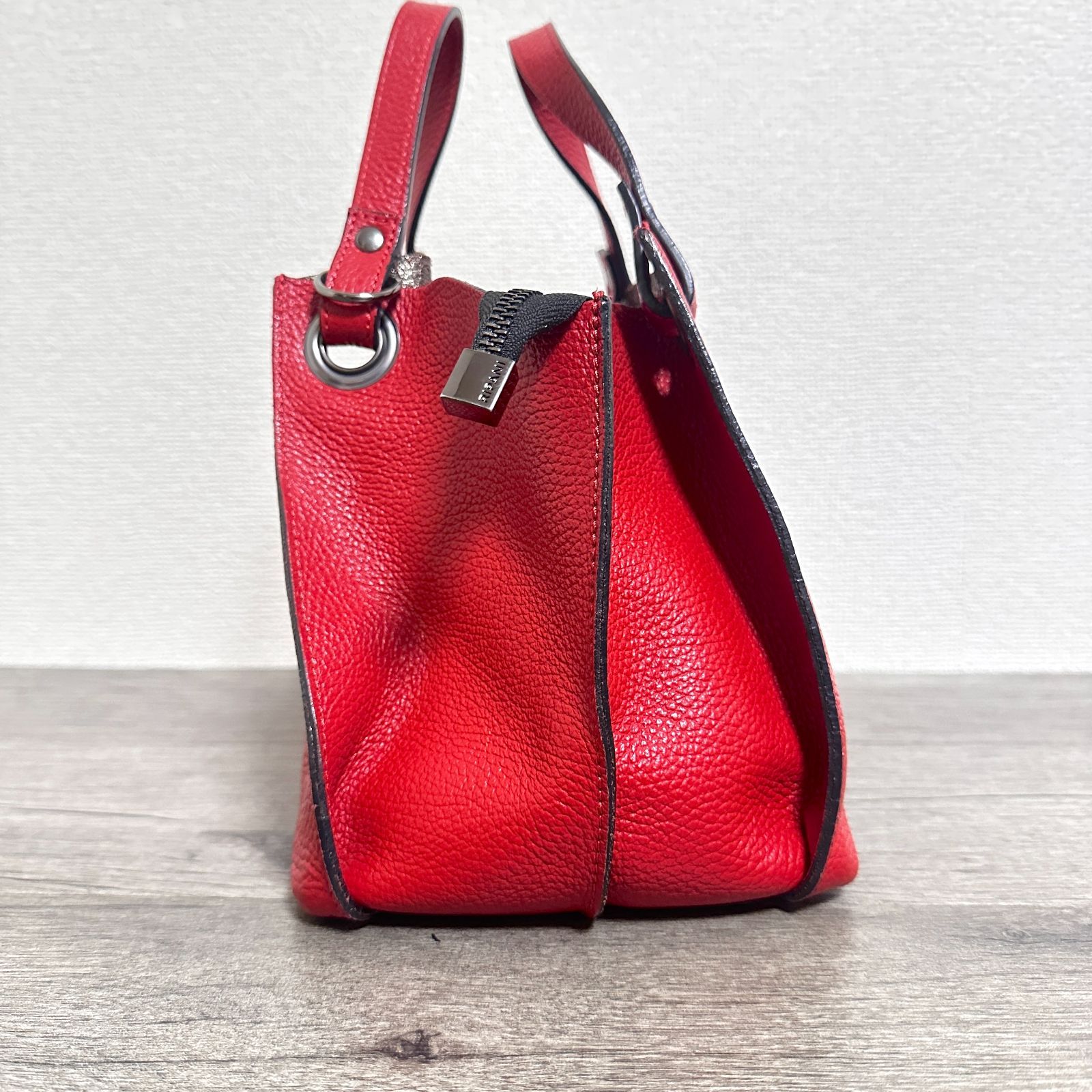 美品 RIPANI リパーニ イタリア製 アイローネ 2way ダルメシアン柄 