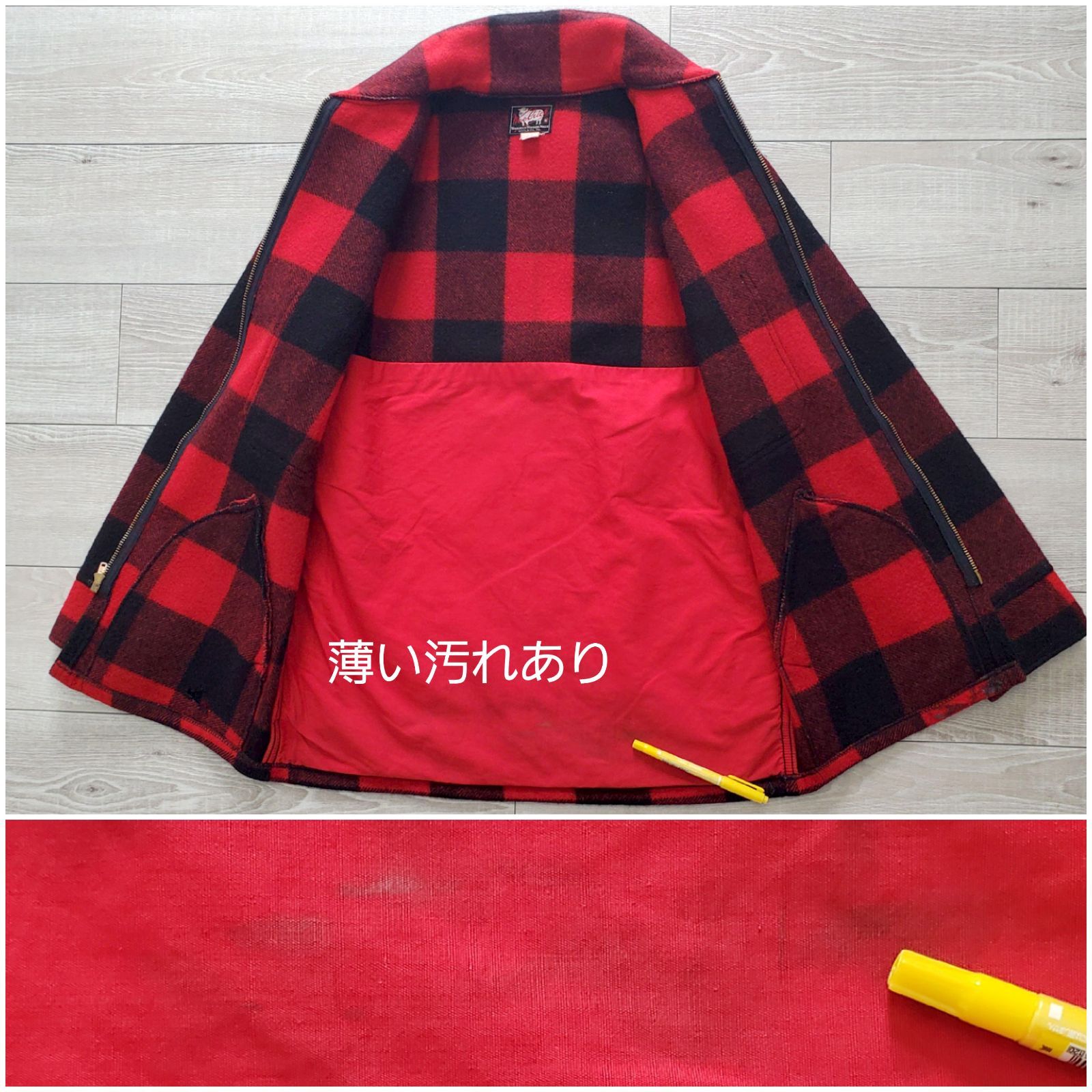 Woolrichウールリッチ□良品 1950s vintage USA製 マッキーノ