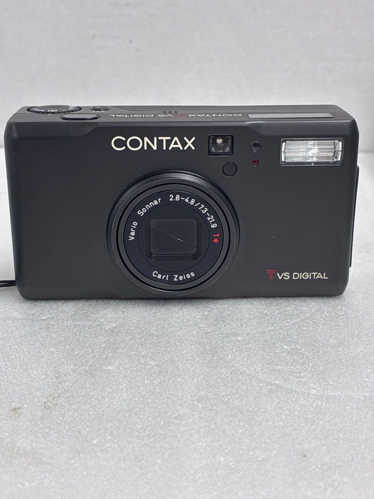 7348】中古品 CONTAX TVS DIGITAL チタンブラック 付属品未使用 未使用