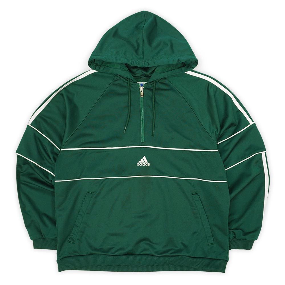アディダス adidas 90s 90年代 ハーフジップ フーディー パーカー
