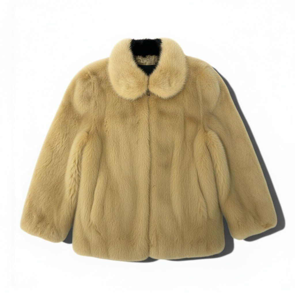 20c14 MARNI マルニ 染めミンクファージャケット ジップアップ 20c14 MARNI マルニ 染めミンクファージャケット ジップアップ