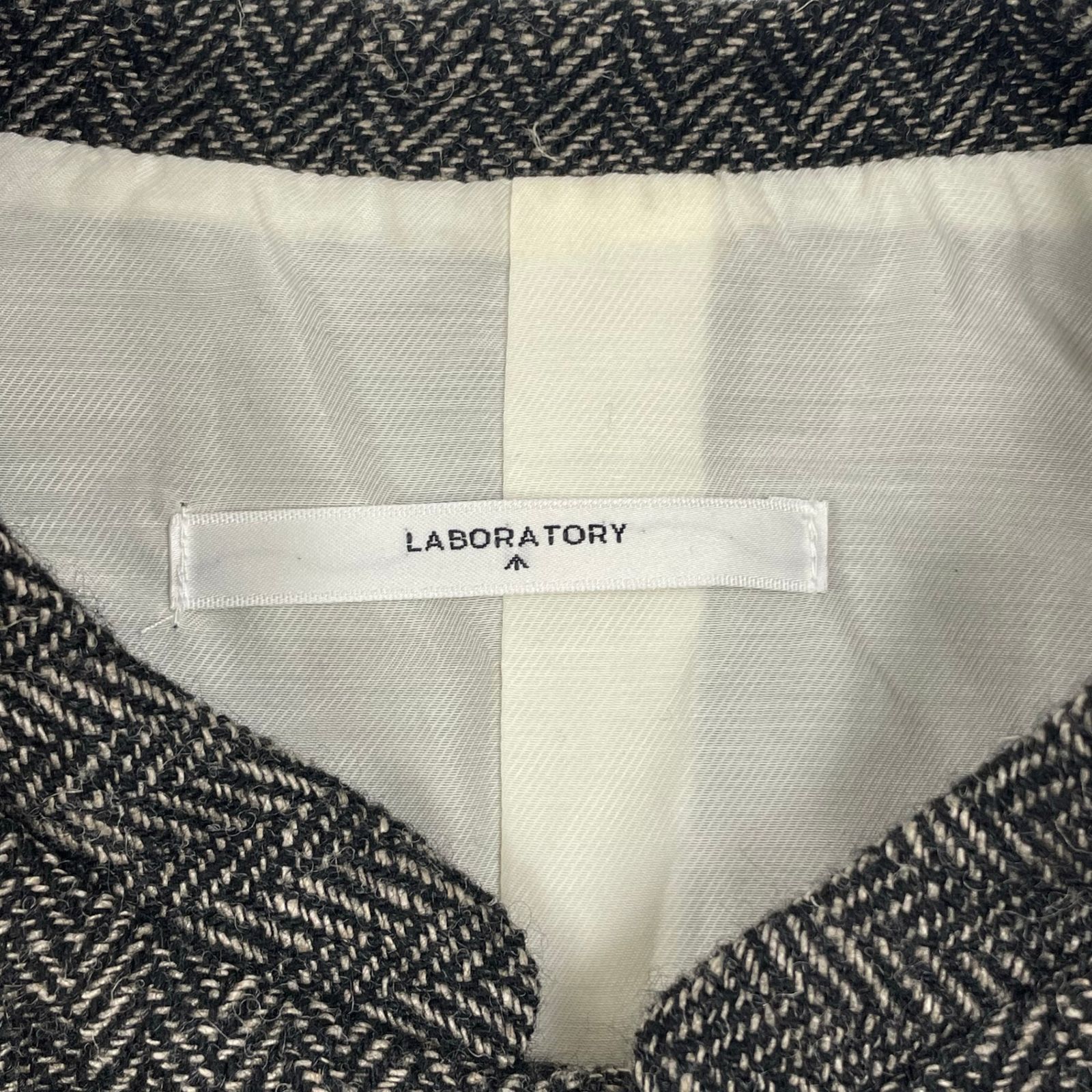 LABORATORY (Gauze#) ラボレイトリー / ウールリネンヘリンボーン