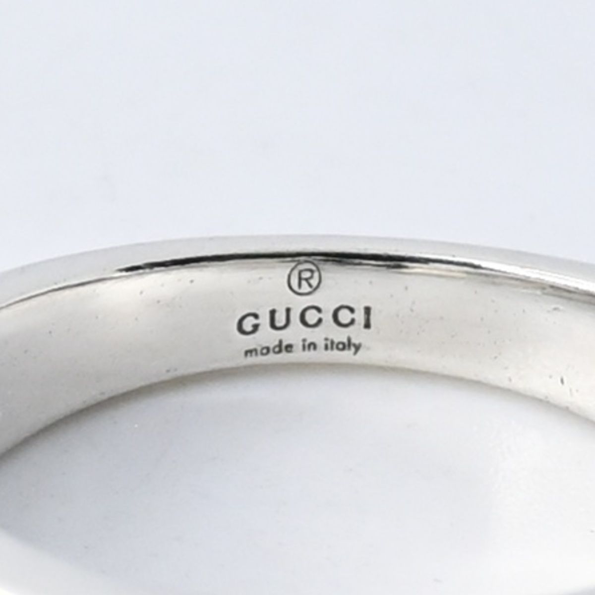 新作，セール 【研磨済】 GUCCI インターロッキング シルバー リング
