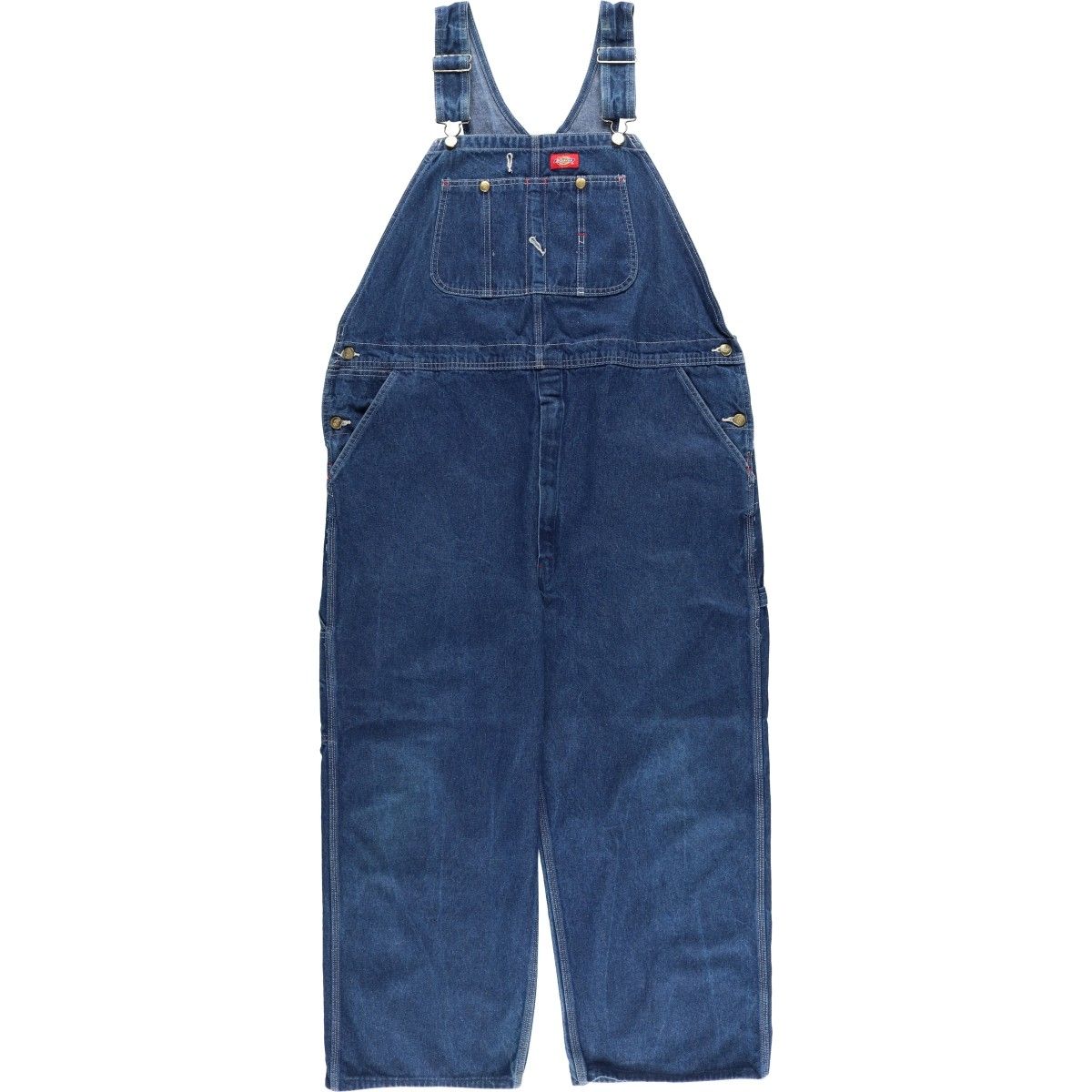 古着 ディッキーズ Dickies デニムオーバーオール メンズw39相当