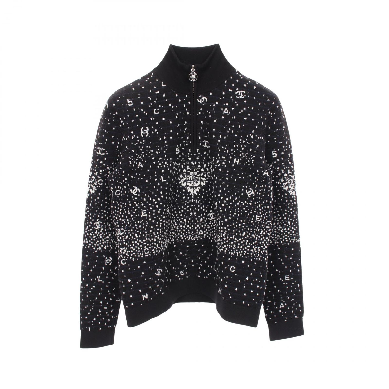 シャネル CHANEL ニット ココマーク ロゴ P65146K60951 ブラック