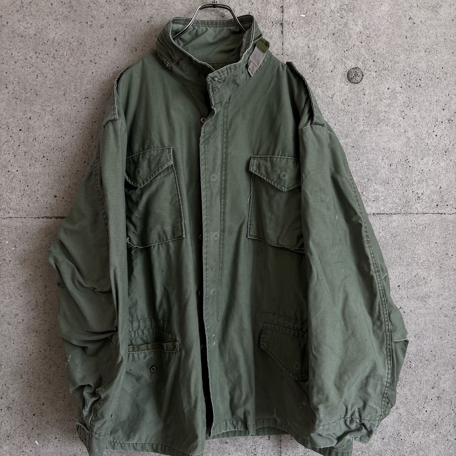 USED】US 古着 米軍実物 M-65 フィールドジャケット メンズ LARGE