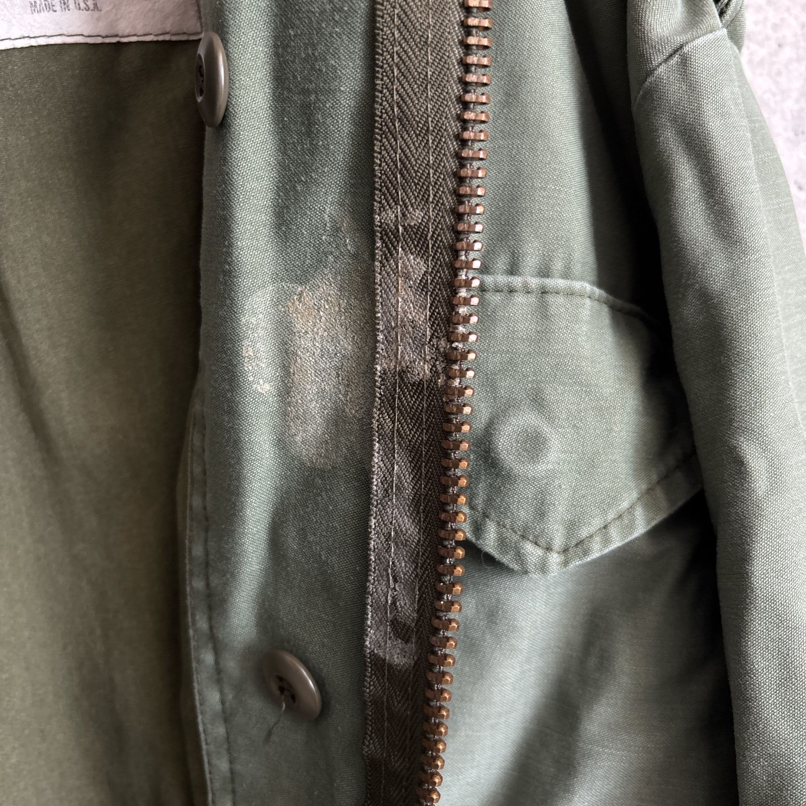 USED】US 古着 米軍実物 M-65 フィールドジャケット メンズ LARGE 