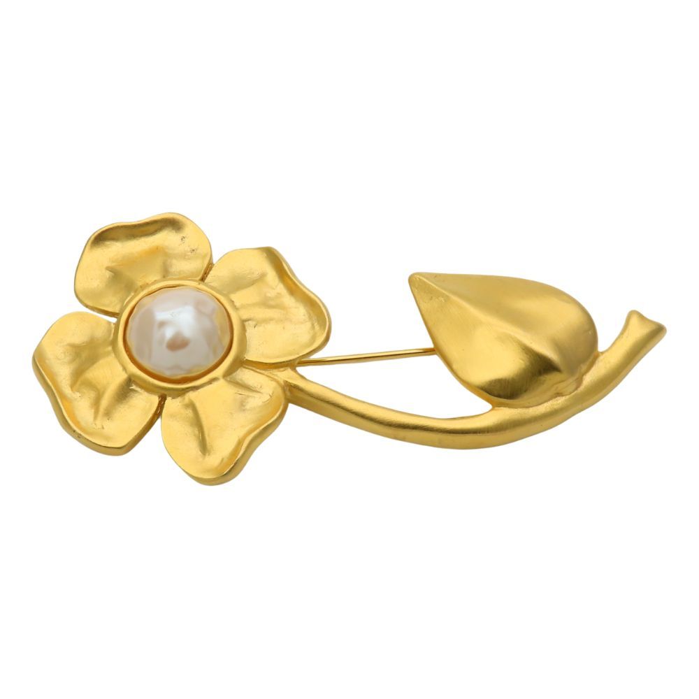 ジバンシー ブローチ フラワー メタル ゴールド アクセサリー メッキ