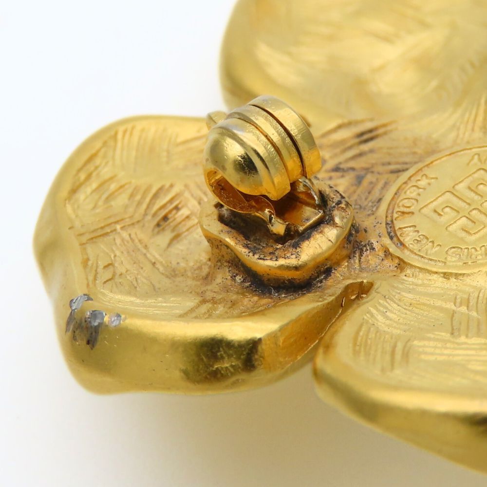 ジバンシー ブローチ フラワー メタル ゴールド アクセサリー メッキ