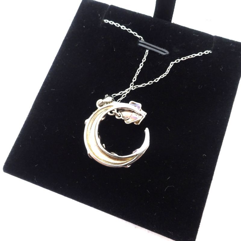 三重店】浦島坂田船 うらたぬき JEWEL シルバーネックレス (たぬわん