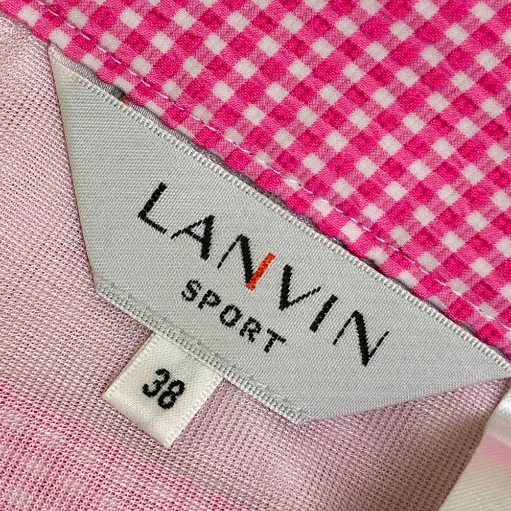 サイズ：38 LANVIN SPORT ランバン スポール ロングパンツ シア