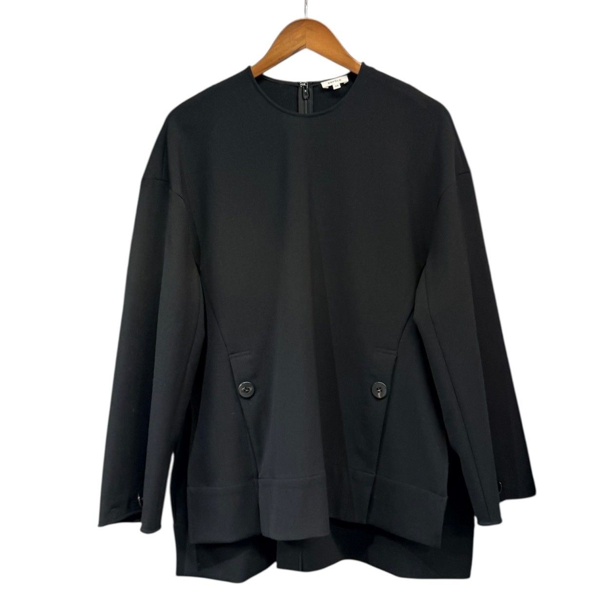 ENFOLD エンフォルド 22AW ウォッシャブルスリット2Wayボタンプル 