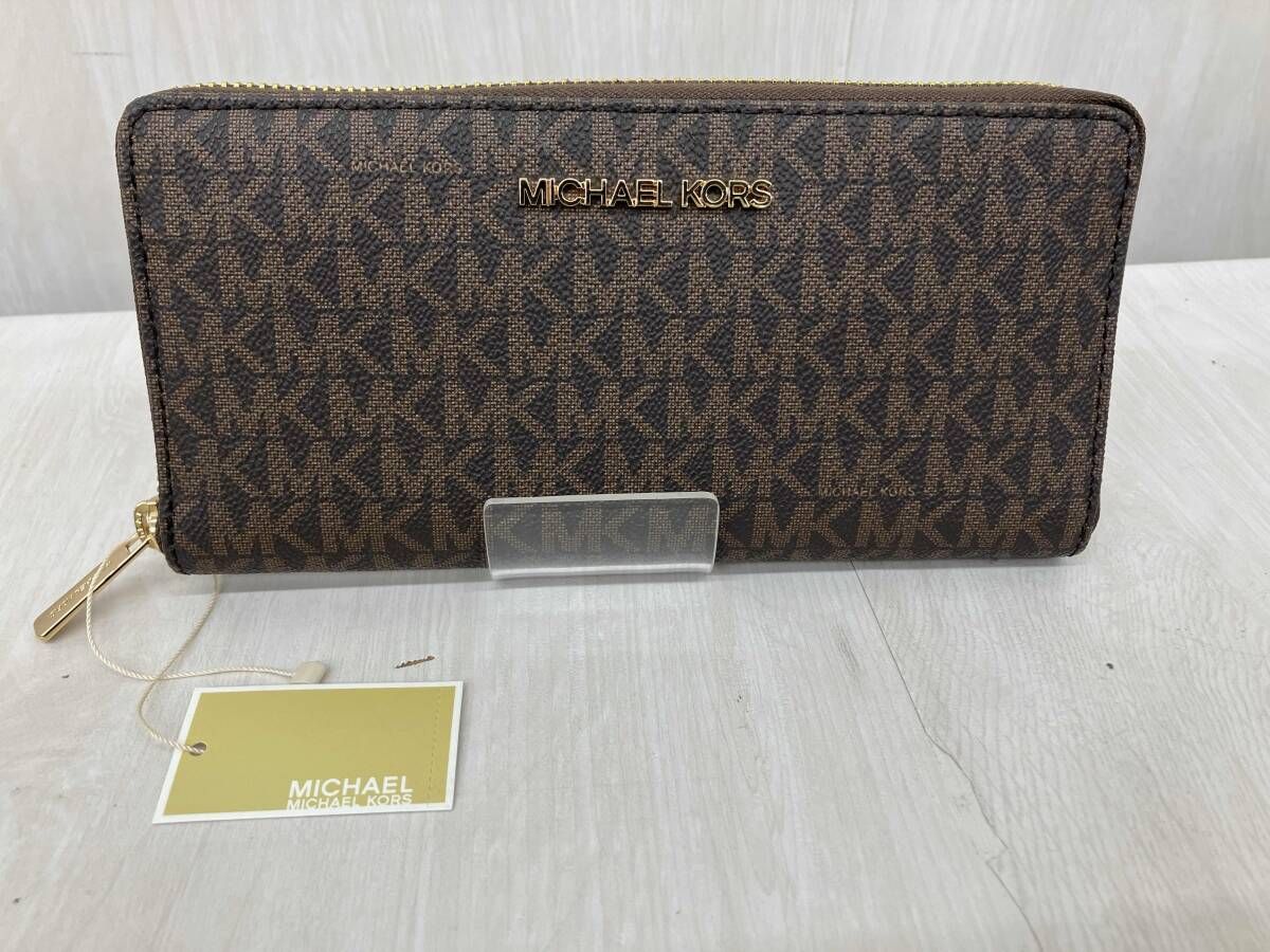 MICHAEL KORS マイケルコース 長財布 35F8GTVE9B ブラウン 公式通販 