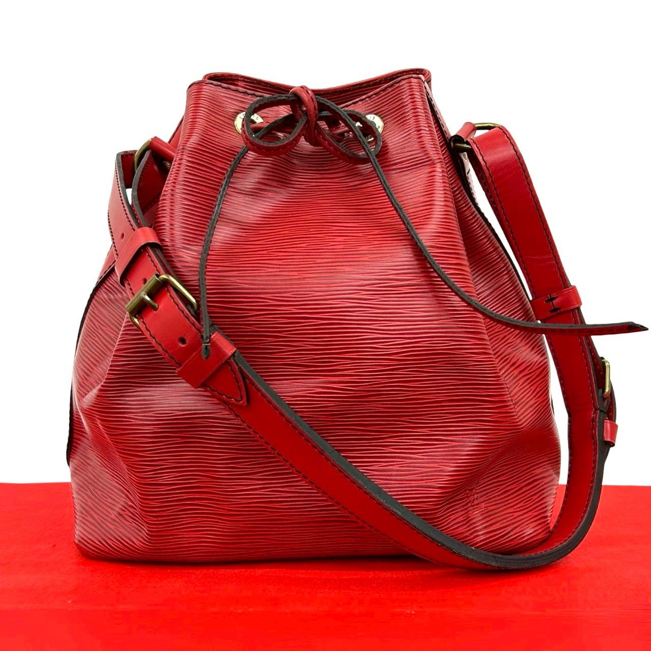 極 美品 LOUIS VUITTON ルイヴィトン ヴィンテージ プチノエ エピ