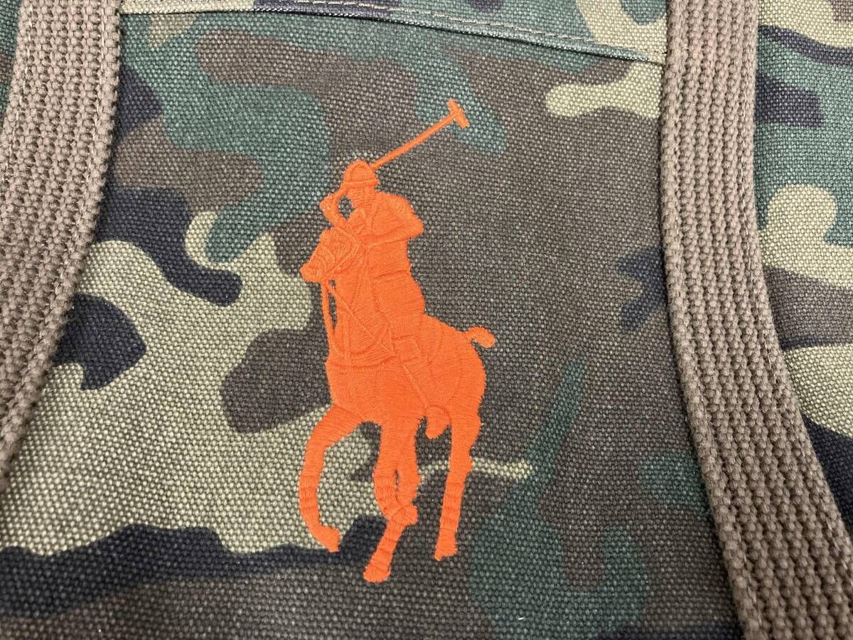 RALPH LAUREN ラルフローレン/トートバッグ/カモフラ柄/ビッグポニー