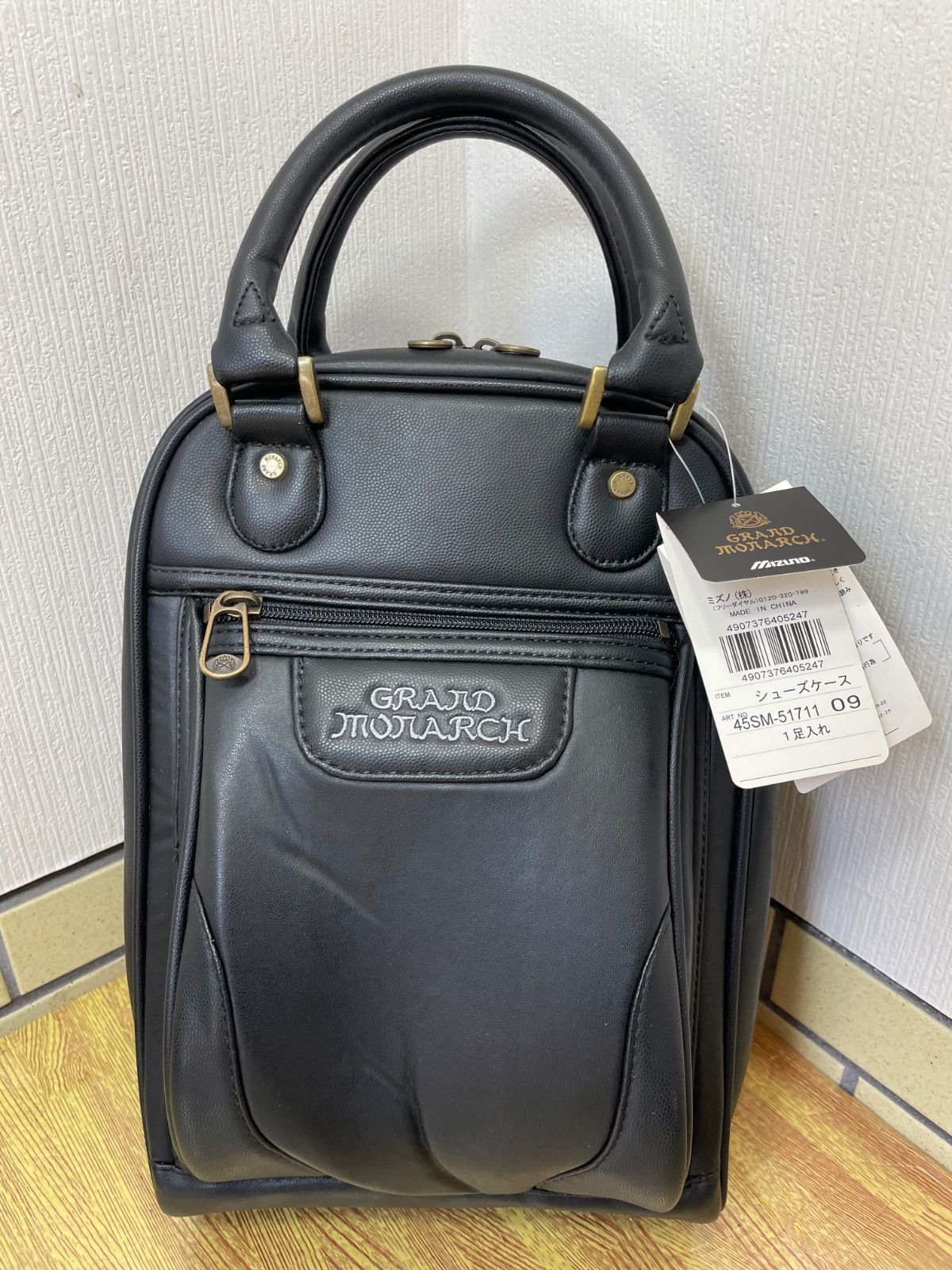 新品タグ付❗️ MIZUNO 「GRAND MONARCH」 ブラック ゴルフシューズ 