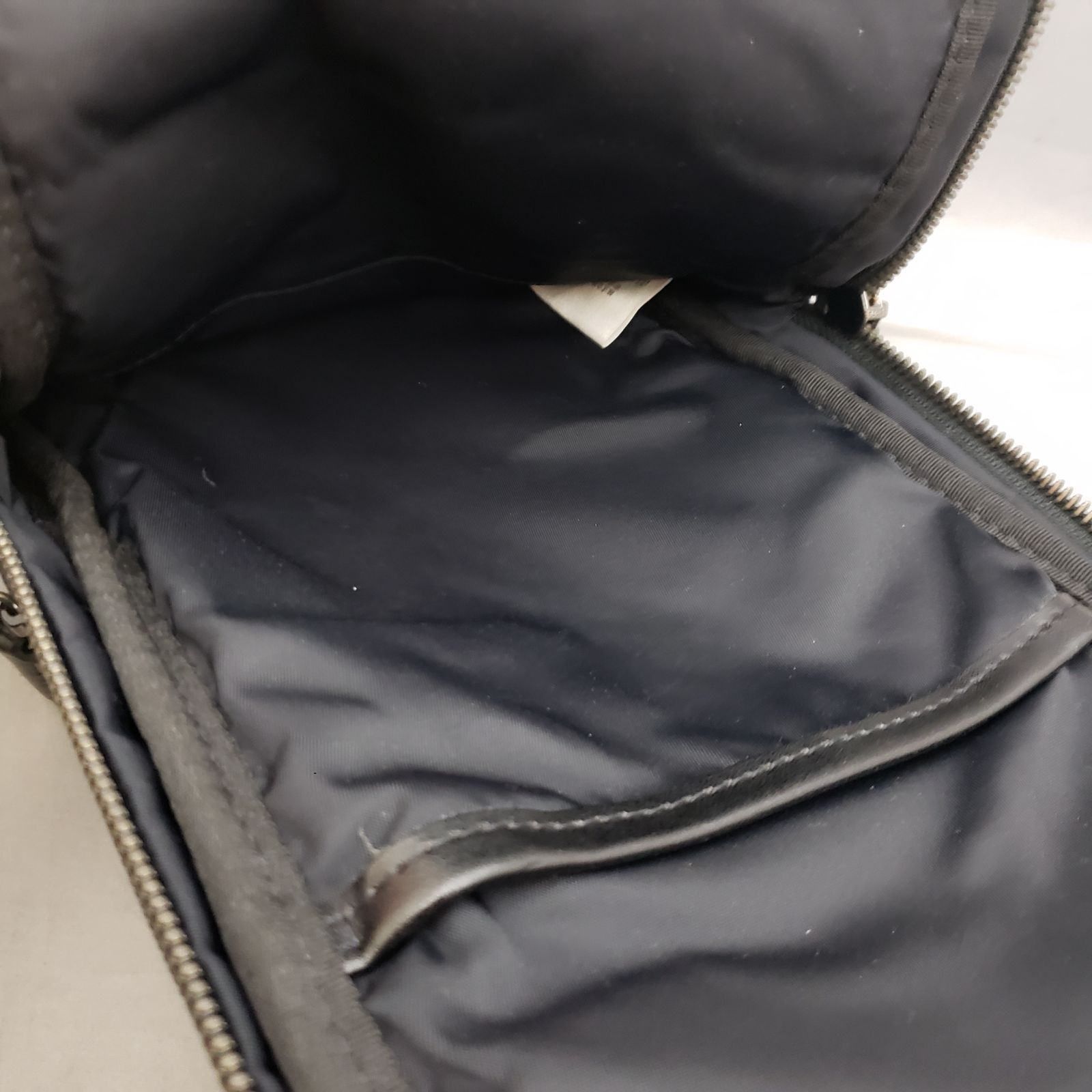 BLACK LABEL ワンショルダー ボディバッグ チェック柄 ブラック系 