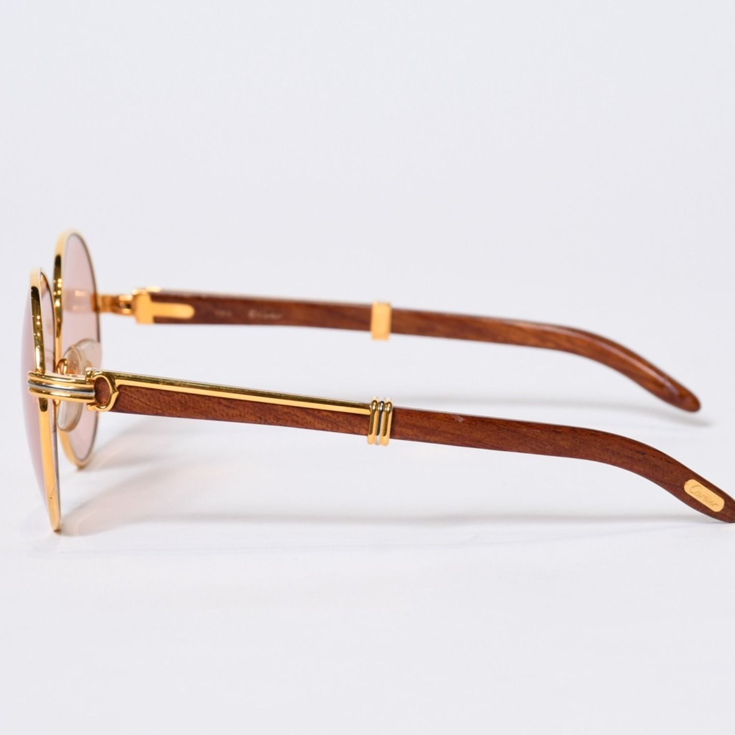 極美品 CARTIER カルティエ オーバル サングラス アイウェア サイズ 55 