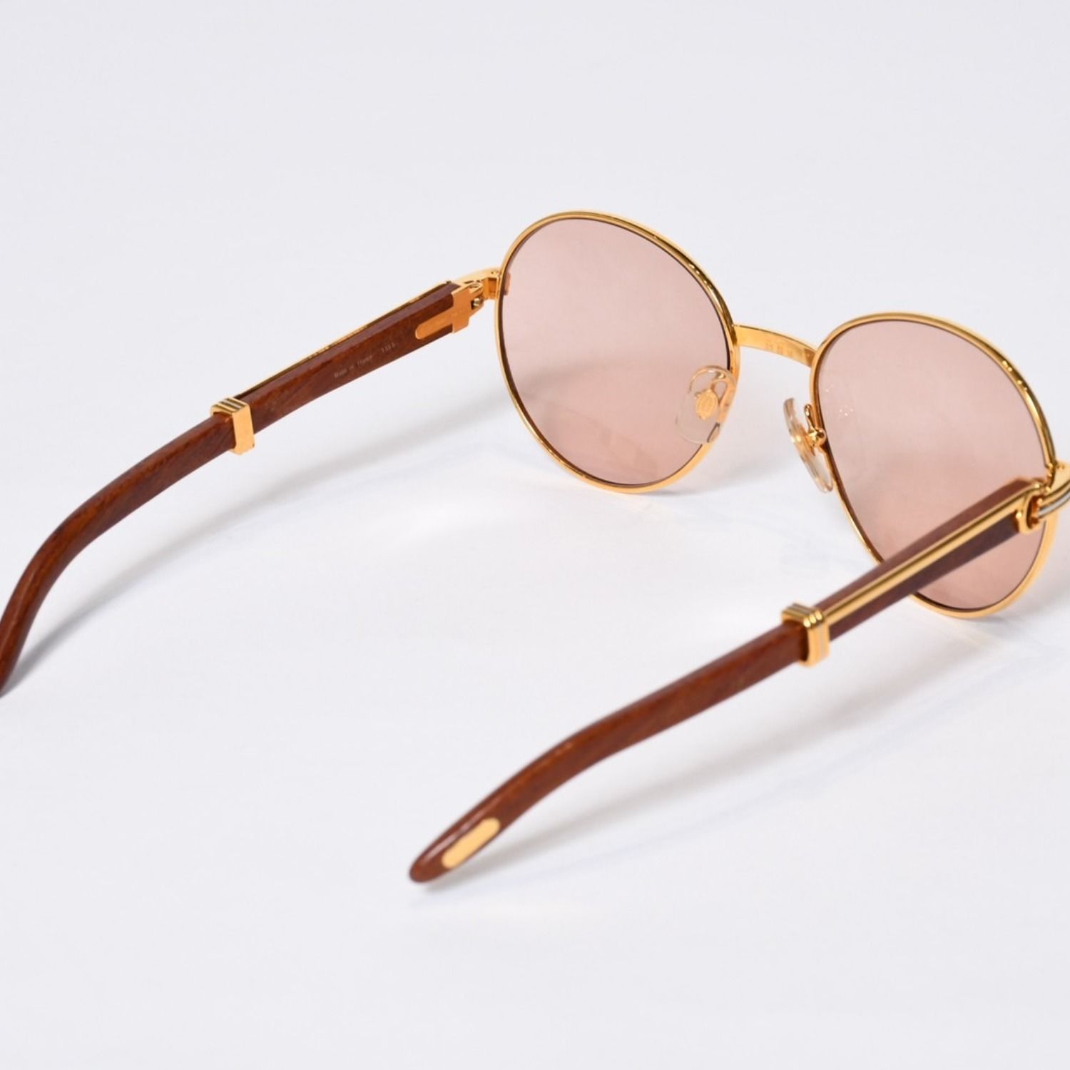 極美品 CARTIER カルティエ オーバル サングラス アイウェア サイズ 55 