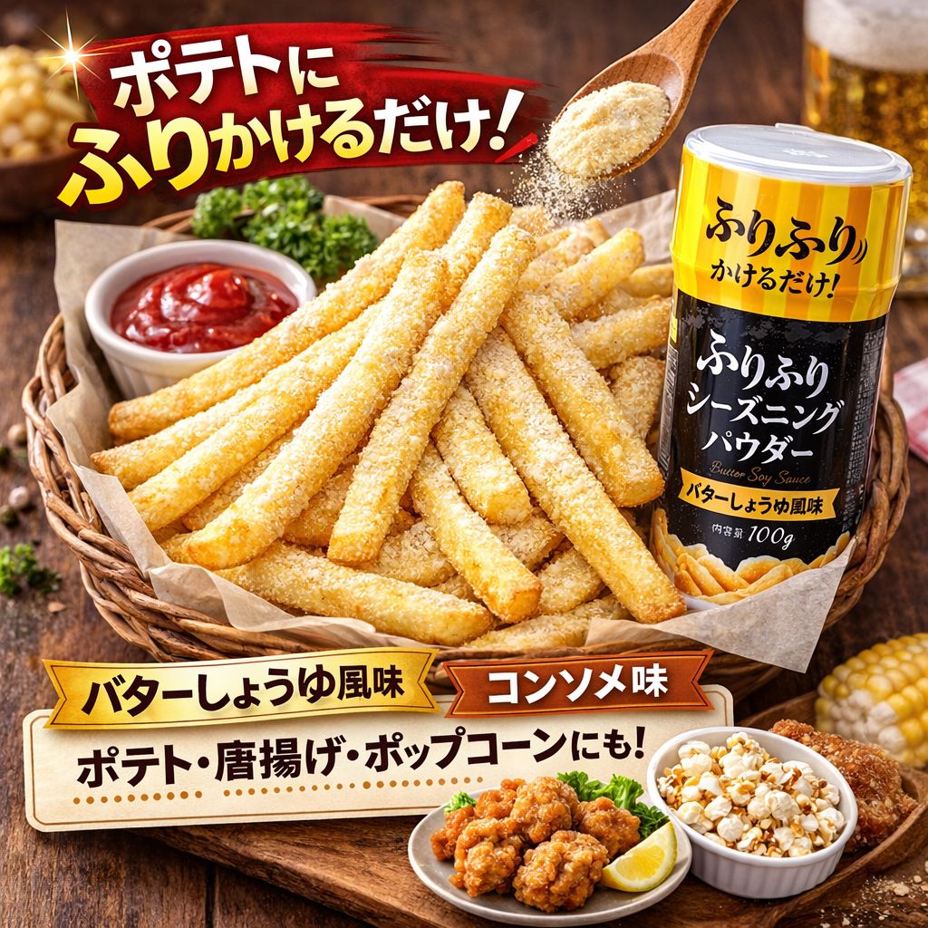 2本】ふりふりシーズニング ポテト・唐揚げ・ポップコーン - メルカリ