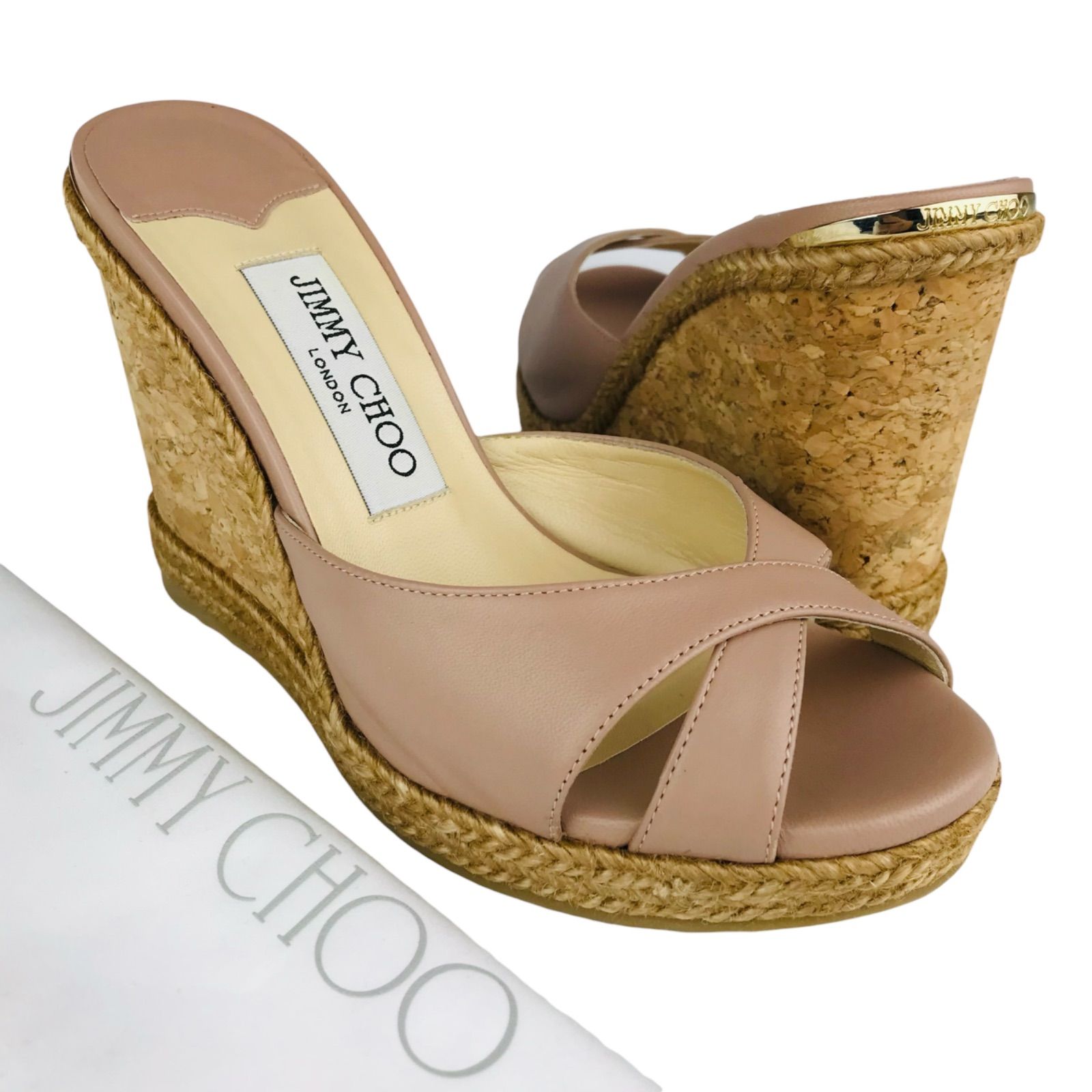 新品同様☆JIMMY CHOO☆ジミーチュウ【ALMER】レディース レザー 