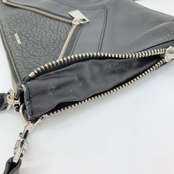 DIESEL ディーゼル 2WAY ショルダーバッグ クラッチ BAG カバン ジップ 