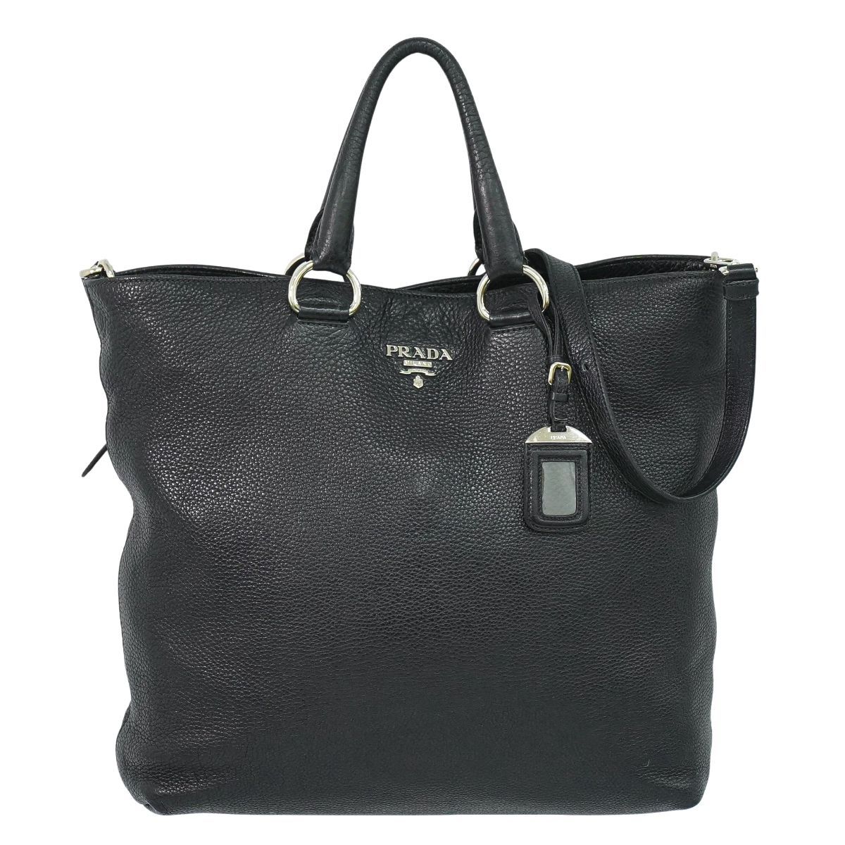 本物 プラダ PRADA レザー 2WAY ショルダーバッグ トートバッグ 