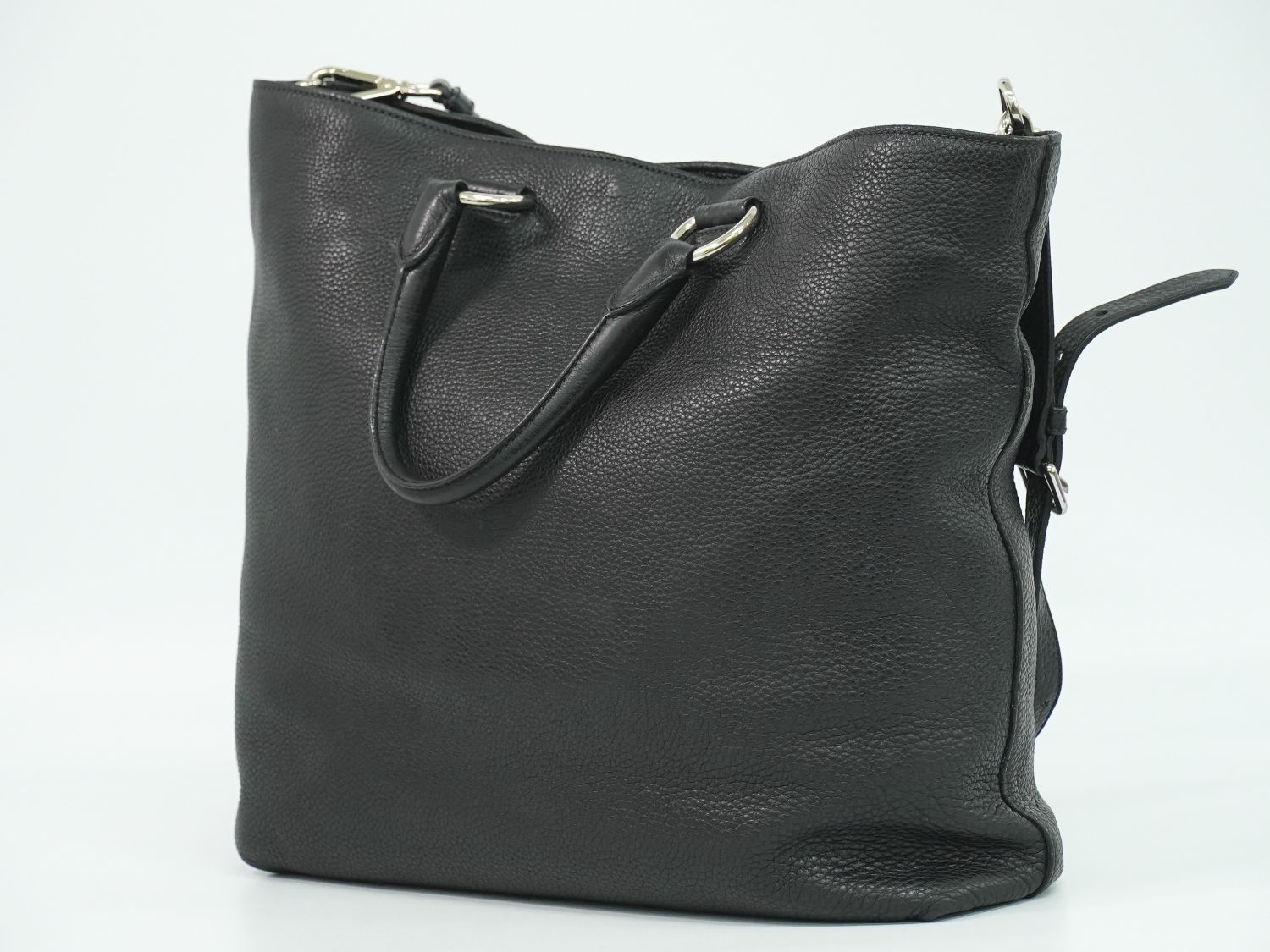 本物 プラダ PRADA レザー 2WAY ショルダーバッグ トートバッグ 