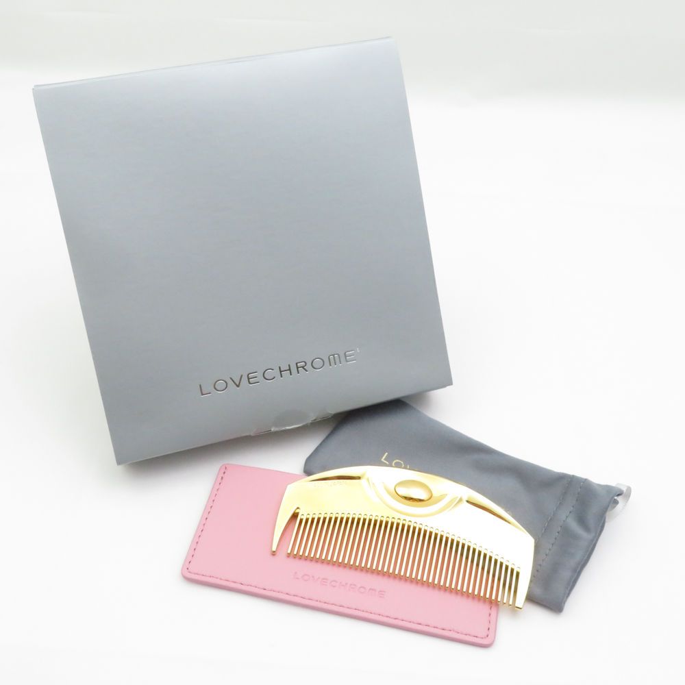 LOVE CHROME ラブクロム ゴールド コーム ケース付き LOVECHROME