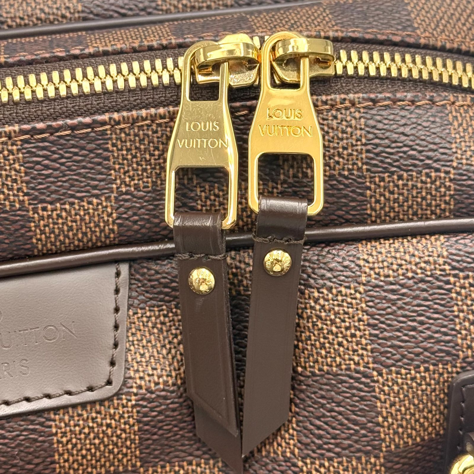 LOUIS VUITTON リヴィントンGM ショルダーバッグ ダミエ エベヌ N41158 