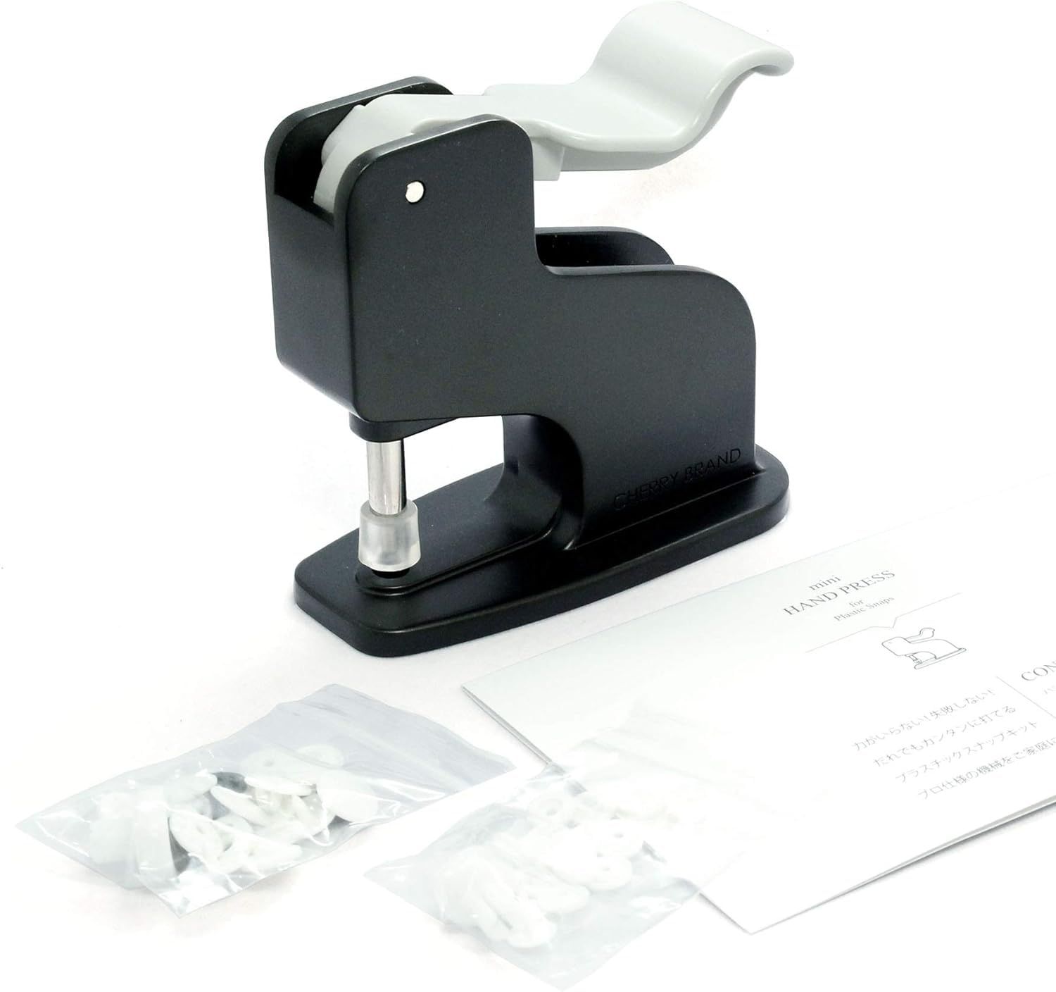 CHERRY LABEL プラスチックスナップ用プレス機 スターターセット CL-PRESS2