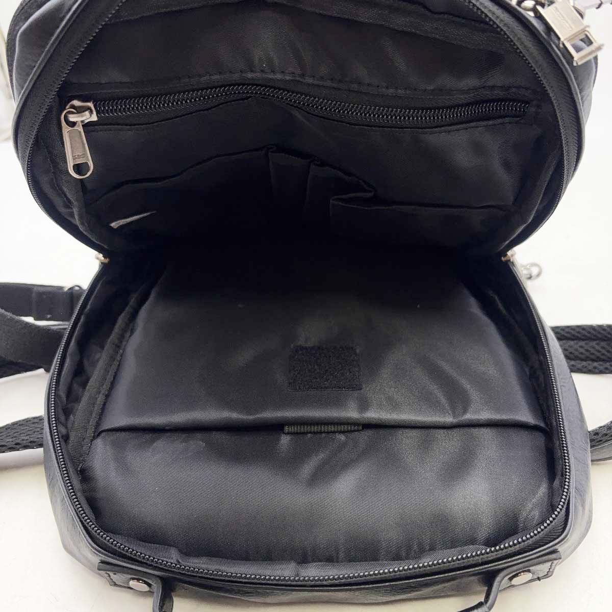 GUSCIO グッシオ リュック バックパック 合成皮革 ビジネスバッグ 
