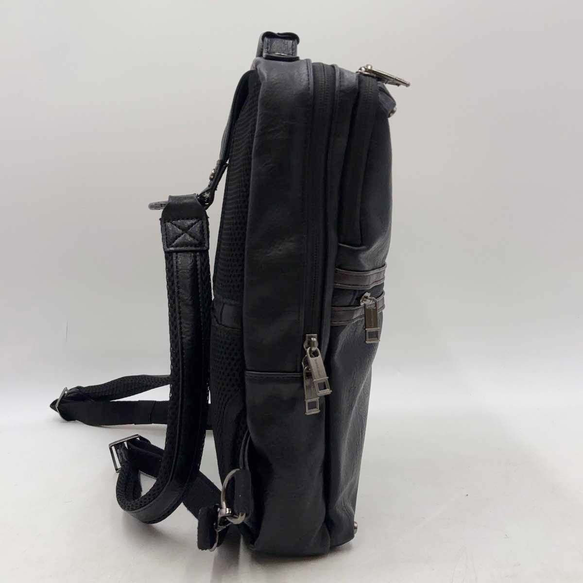 GUSCIO グッシオ リュック バックパック 合成皮革 ビジネスバッグ 