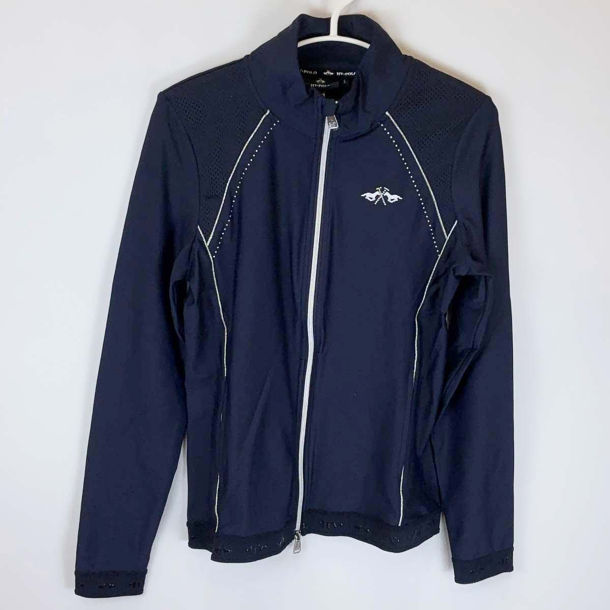 【未使用】HV POLO Sporty ジップアップ ライディングジャケット S ネイビー 0401093303 レディース 乗馬 馬術