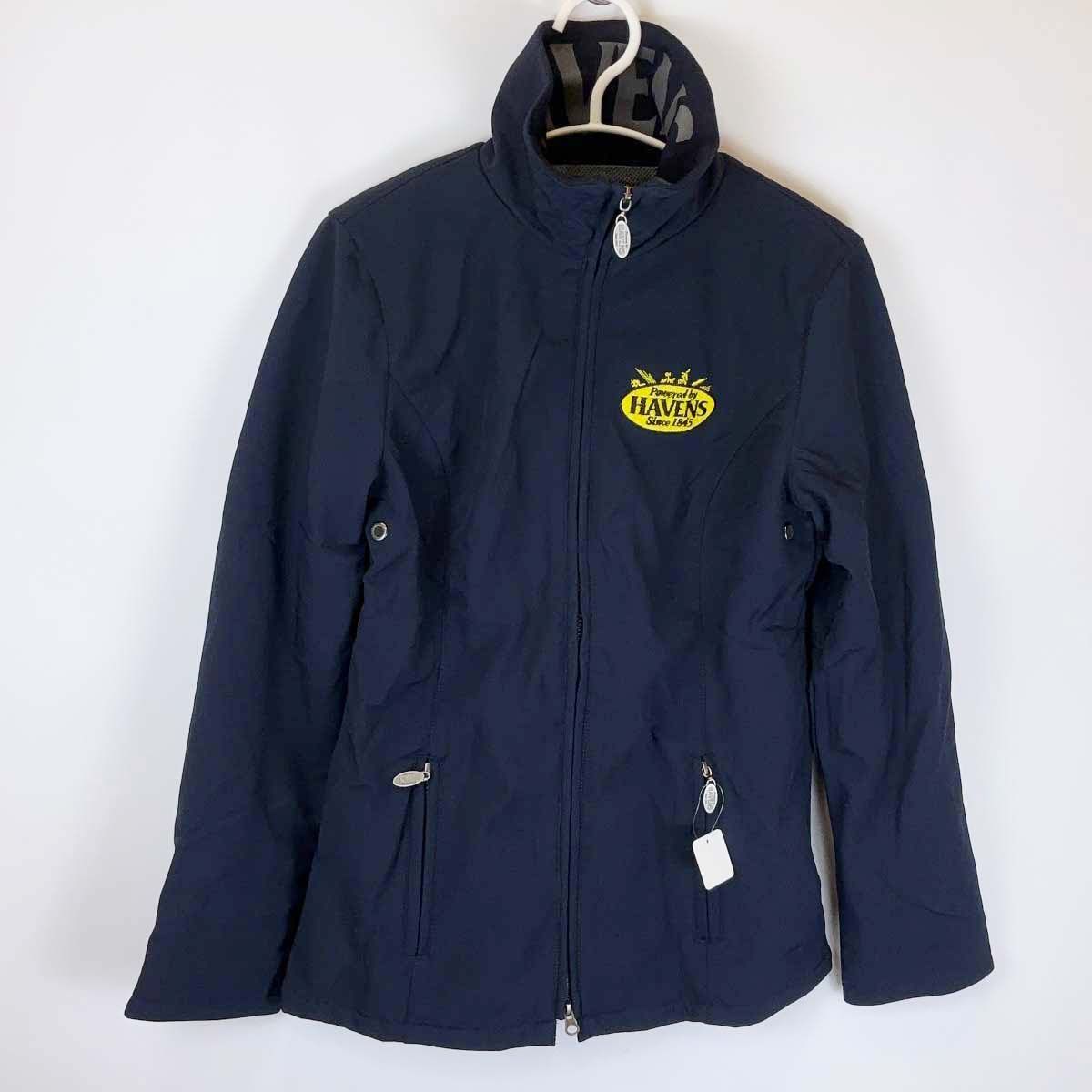 【未使用】HAVENS ソフトシェルジャケット S ネイビー レディース 乗馬 馬術
