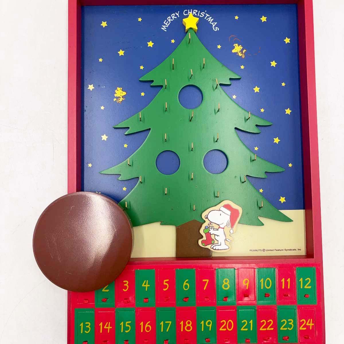【未使用】スヌーピー カレンダーツリーオーナメント クリスマス カウントダウン PEANUTS ピーナッツ 未使用】スヌーピー カレンダーツリーオーナメント クリスマス