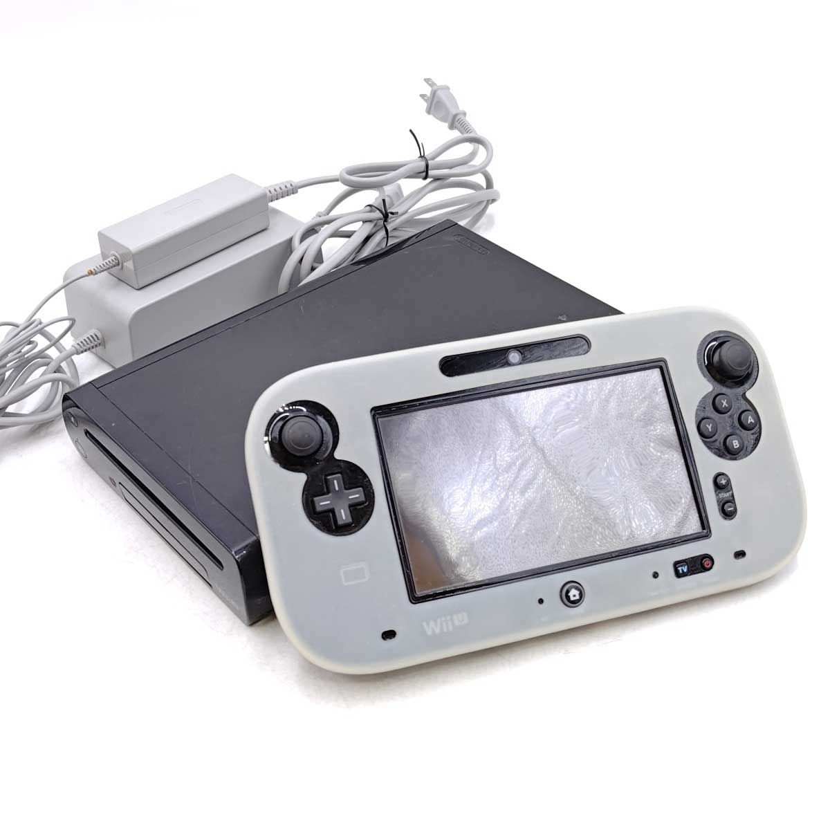 任天堂 Wii U ウィーユー 本体 ゲームパッド ブラック WUP-101 01 WUP-010 JPN Nintendo - メルカリ